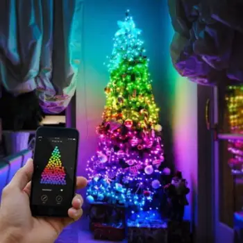 Drita për Krishtlindje, Twinkly Smart Strings, 600 LED RGB Gen 2