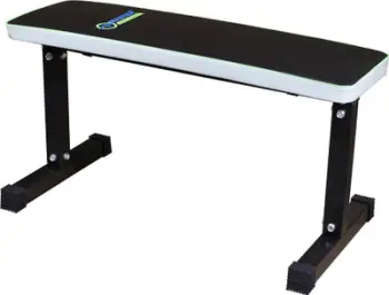 Stol trajnimi MASTER Flat Bench, për ushtrime force, deri 100 kg, i zi