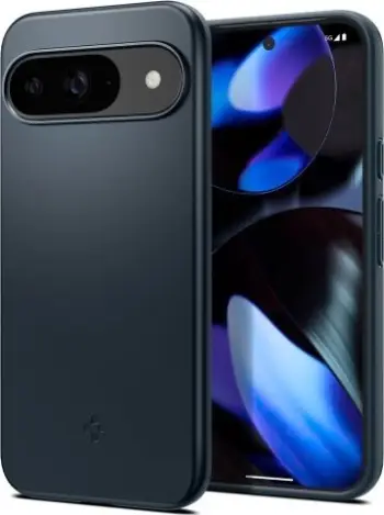 Kapak Spigen Thin Fit për Google Pixel 9 Pro Pixel 9, Metal Slate, i gri