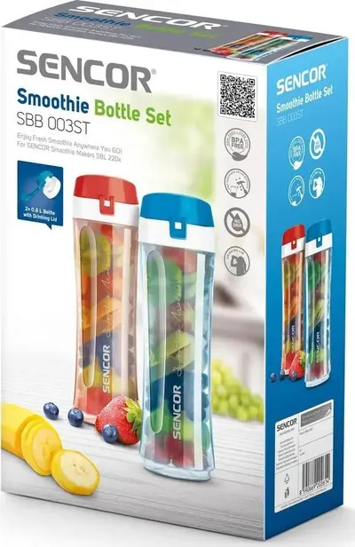 Kapak smoothie Sencor SBB 003ST, për blender, plastike, gri - 3