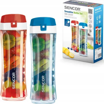 Kapak smoothie Sencor SBB 003ST, për blender, plastike, gri - 7