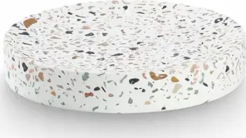 Pjatë sapuni Zeller Terrazzo Cement, 11.6 cm, gri