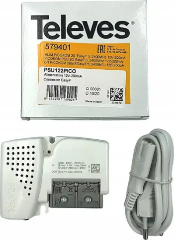 Furnizues rryme Televes PSU122PICO, remote power supply, kompakt, gri