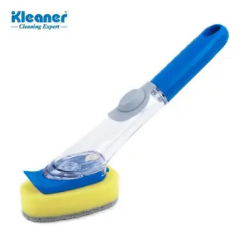Furqe me sfungjer praktik për larje enësh me dorezë . KLEANER