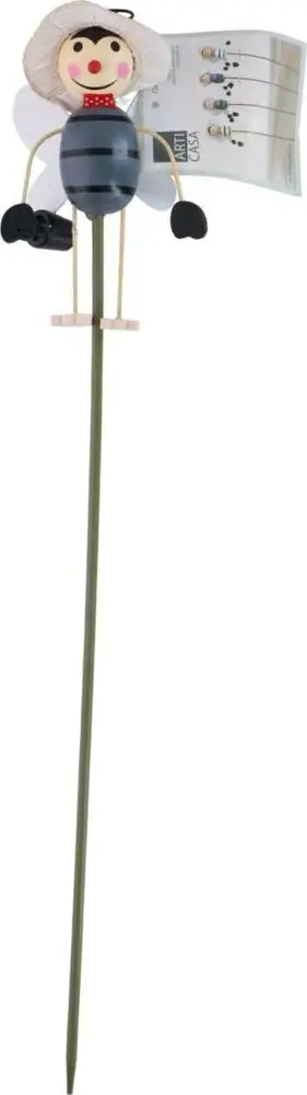 Stoli dekorative Articasa Bee on a Pick, me shkop, gri