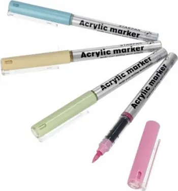 Set markera tekstnënvizues Starpak Highlighters Pastel Acrylic, 4 copë, ngjyra pastel