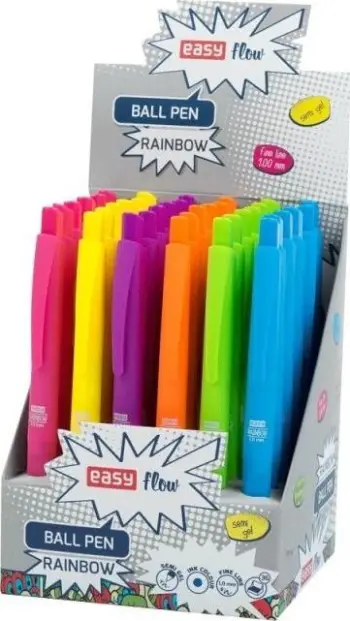 Set markera top Easy Rainbow automatike, 1.0 mm, 36 copë