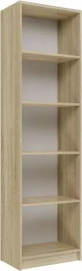 Raft librash Topeshop SHELF UNIT R50, kompensatë e laminuar, 5 rafte, sonoma oak