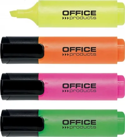 Set markerash Office Products, 2 - 5 mm, 4 copë, shumëngjyrësh - 1