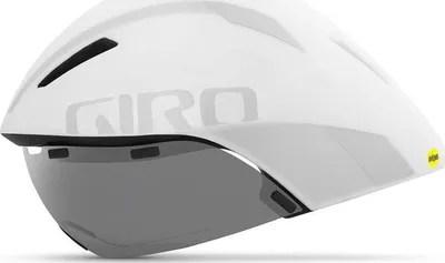 Helmetë çiklizmi Giro Aerohead MIPS, aerodinamike, me vizor, e zezë - 1
