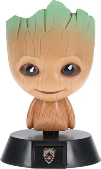 Dritë dekorative Marvel Groot Icon Light, ndriçim i butë, për tavolinë, shumëngjyrëshe