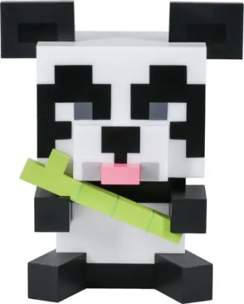 Dritë dekorative Minecraft Panda, 15 cm, me bateri, e bardhë