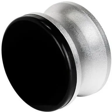 Stoper dere Barcz, 30x40mm, satin nickel, argjendtë - 1