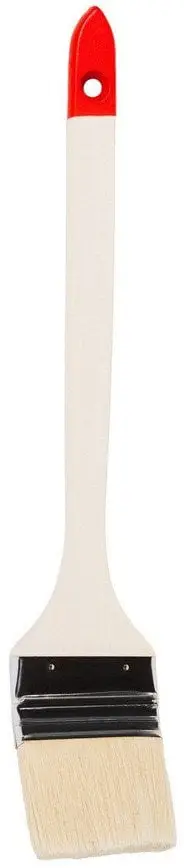 Furçë boje InLine BRUSH ANGLE, 75x13mm, dorezë e gjatë, e bardhë