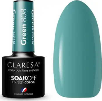 Llak thonjsh hibrid Claresa Green 808, 5g, jeshil