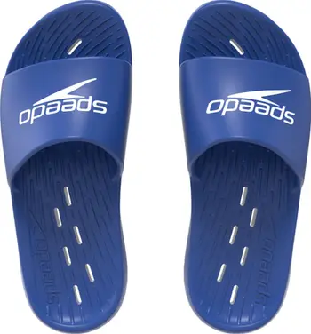 Sandale fëmijësh Speedo Junior Slide, të lehta, tharje e shpejtë, blu navy