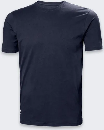 Bluzë pune Helly Hansen Manchester Crewneck, pambuk 100%, për meshkuj, e zezë - 1