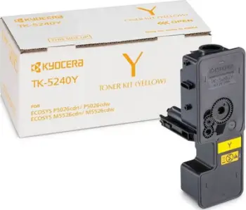 Toner KYOCERA TK-5240, 3000 faqe, i verdhë, origjinal