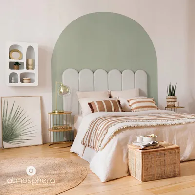 Raft muri Atmosphera Rivi White, 45x65cm, MDF, i bardhë - 2