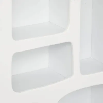 Raft muri Atmosphera Rivi White, 45x65cm, MDF, i bardhë - 3