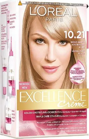 Ngjyrë për flokë L’Oreal Paris 10.21 bionde shumë e çelët, 48 ml - 1