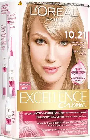 Ngjyrë për flokë L’Oreal Paris 10.21 bionde shumë e çelët, 48 ml