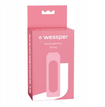 Mbështjellës silikoni Wessper WE260, 500ml, për qelq borosilikat, rozë