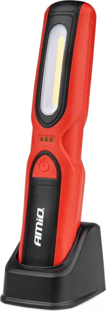 Dritë dore AMiO 02919 WT16, LED 3W, e rikarikueshme, e zezë
