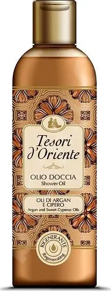 Xhel dushi Tesori d'Oriente Argan dhe Sweet Cyperus, vaj dushi, 250ml