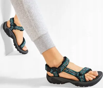 Sandale hiking për gra TEVA Terra Fi 5 Universal, madhësia 38, blu e zezë - 1
