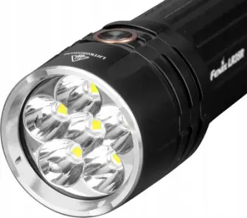 Dritë dore Fenix LR35R, 10000 lumene, e rikarikueshme, e zezë