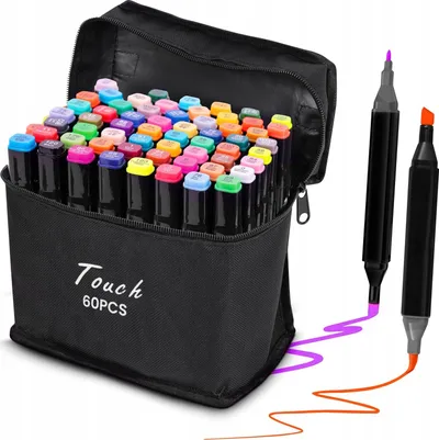 Set markerësh Extralink Highlighters, 60 copë, me bazë alkooli, shumëngjyrësh - 1