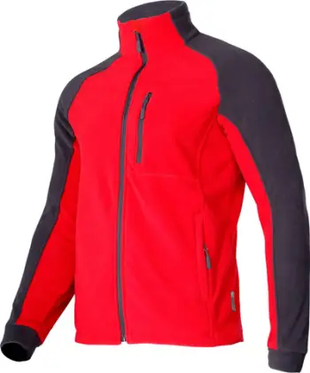 Bluzë pune Lahti Pro LPBP1, fleece 290 g/m², 5XL, e kuqe