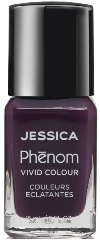 Llak thonjsh Jessica Nails Phenom Exquisite, tharje e shpejtë, 15ml, ngjyrë aubergine