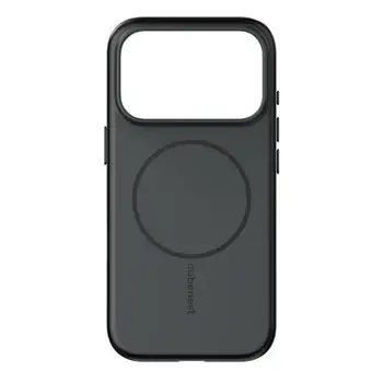 Mbështjellës telefoni Cubenest për iPhone 17 Pro, me MagSafe, matte i zi