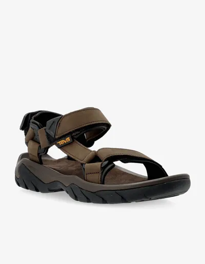 Sandale malore TEVA Terra Fi 5 Universal, lëkurë, nr 8, kafe - 3