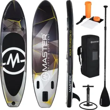 Dërrasë SUP Master Aqua Sturgeon, fryrëse, PVC DROP STITCH, blu