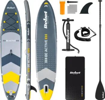 Dërrasë SUP fryrëse Rebel Active RBA-4500 Touring, 350 cm, 154 kg, me çantë shpine