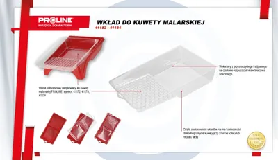 Futëse tabake boje Proline, 350x250 mm, plastike transparente - 1
