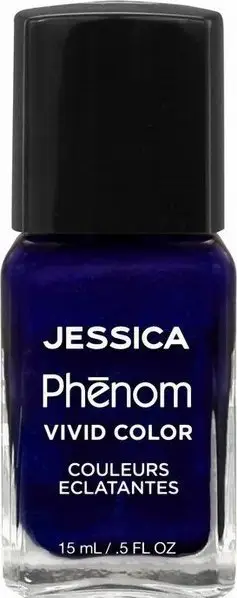 Llak thonjsh Jessica Phenom Vivid PHEN-045 Star Sapphire, 14ml, ngjyrë blu me shkëlqim
