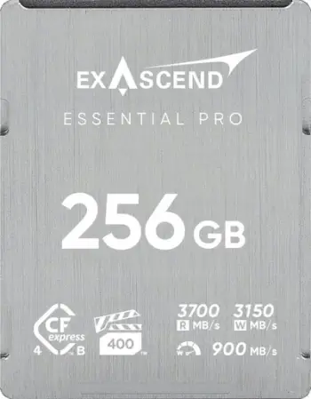 Kartë memorie Exascend Essential Pro 256GB, CFexpress 4.0 Type B, 3700MB/s, 3150MB/s