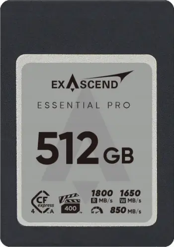 Kartë memorie Exascend Essential Pro CFexpress 4.0 Type A, 256GB, 1650MB/s, VPG400
