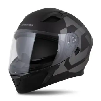 Helmetë integrale Cassida Orbit Grind 2026, polikarbonat, vizor Pinlock, e zezë mat gri