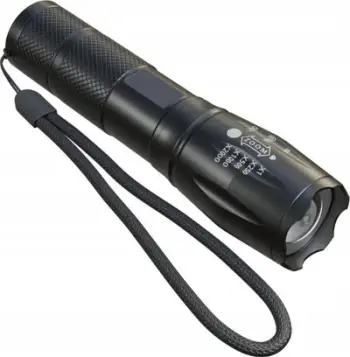 Dritë dore taktike Military Strong, LED 10W, 200 lumens, e zezë