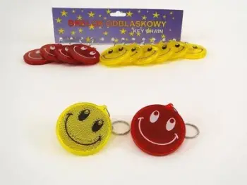 Varëse reflektuese Emoticon 216624, diametër 6 cm, ngjyra të ndryshme
