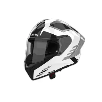 Helmetë integrale moto Airoh Matryx Thron, fibra kompozite, ventilim i rregullueshëm, e zezë mat
