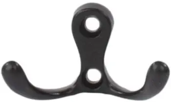 Varesë rrobash Domoletti HANGER FURN WK19, për mur, e zezë