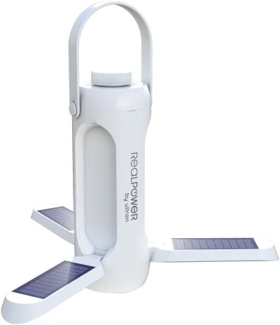 Dritë e jashtme RealPower LED Outdoor Light 190, solare, 6000 mAh, e bardhë - 2