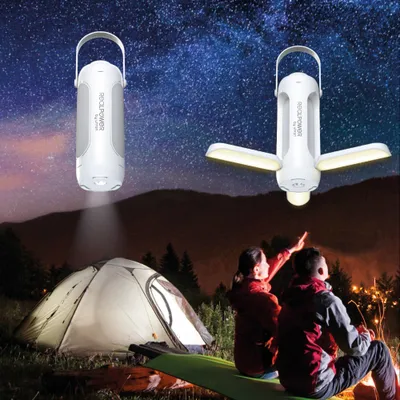 Dritë e jashtme RealPower LED Outdoor Light 190, solare, 6000 mAh, e bardhë - 4
