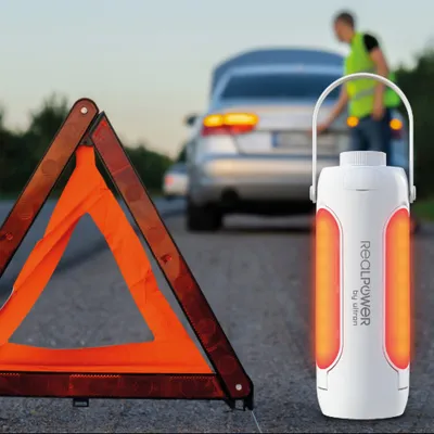 Dritë e jashtme RealPower LED Outdoor Light 190, solare, 6000 mAh, e bardhë - 5